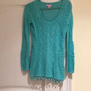 Crochet Lilly Pulitzer sweater